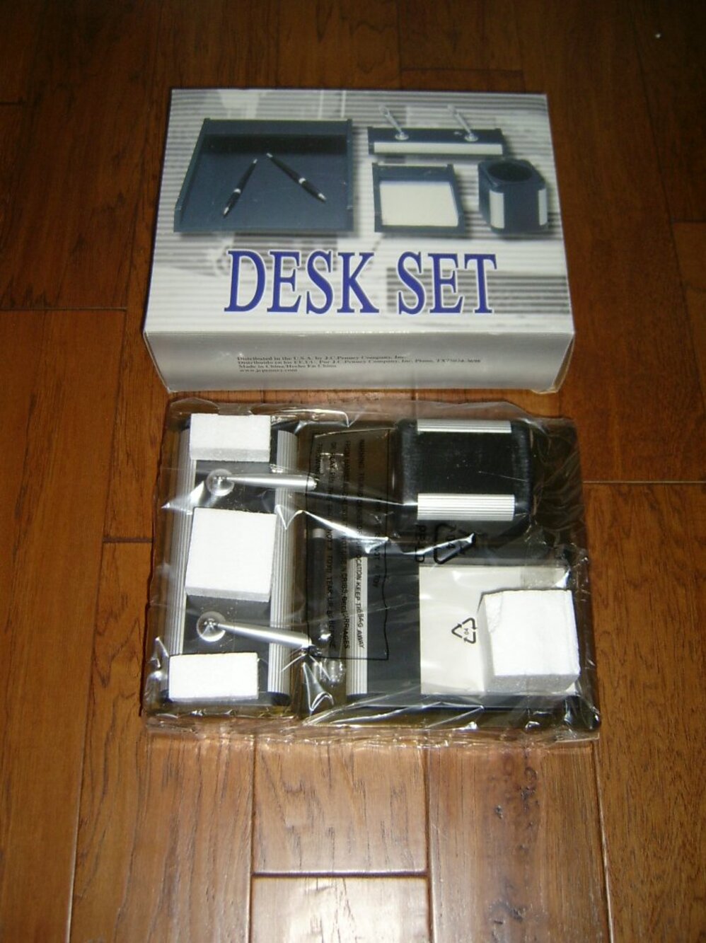 Vintage Office Desk Accessory Set in Box, NEW IN BOX